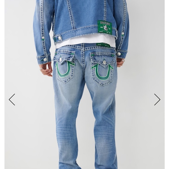 COPY - Sold out RICKY DOUBLE RAISED HS SUPER T STRAIGHT JEAN - Picture 3 of 3